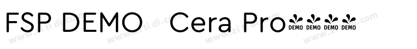FSP DEMO   Cera Pro字体转换